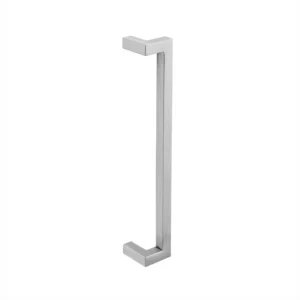 JNF 22.208 Quadro Off- Set Meubelgreep vierkant 10x10mm, hoh 192mm, RVS-geborsteld