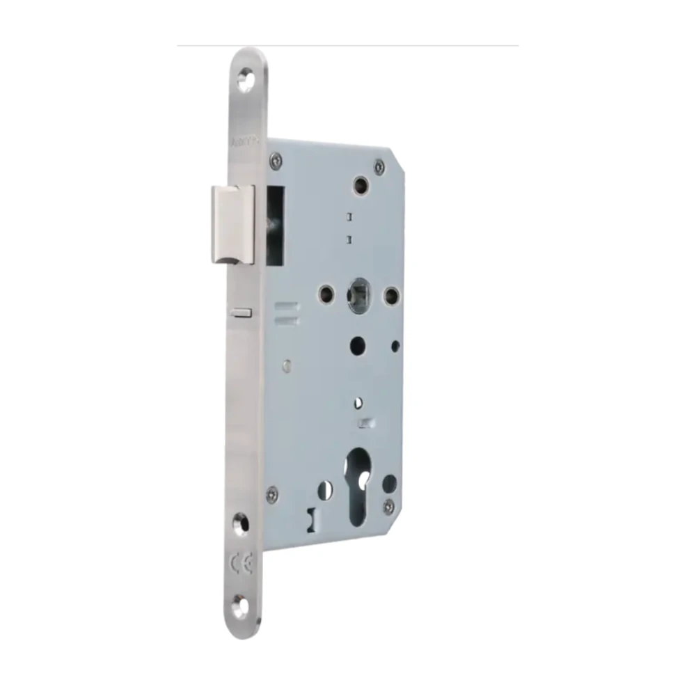 Artitec 9420 centraalslot 60/72mm ronde 24mm voorplaat, RVS-geborsteld