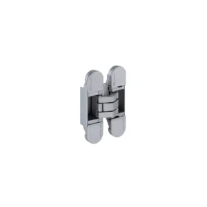JNF Coplan 064 onzichtbaar scharnier, 3D verstelbaar, 120x30mm, Ziver-grijs