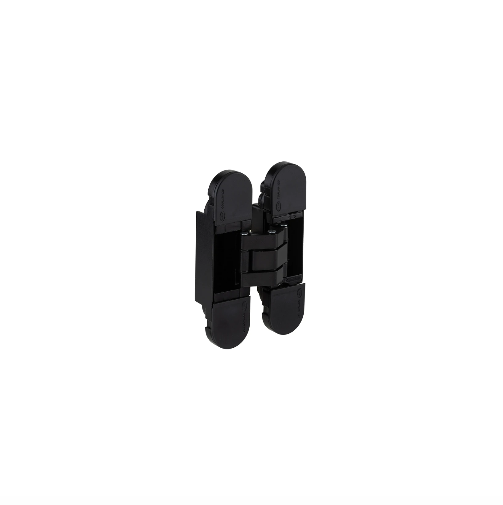 JNF Coplan 064-120 onzichtbaar scharnier, 3D verstelbaar, 120x30mm, Zwart