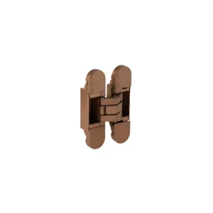 JNF Coplan 064 onzichtbaar scharnier, 3D verstelbaar, 120x30mm, Copper-coating