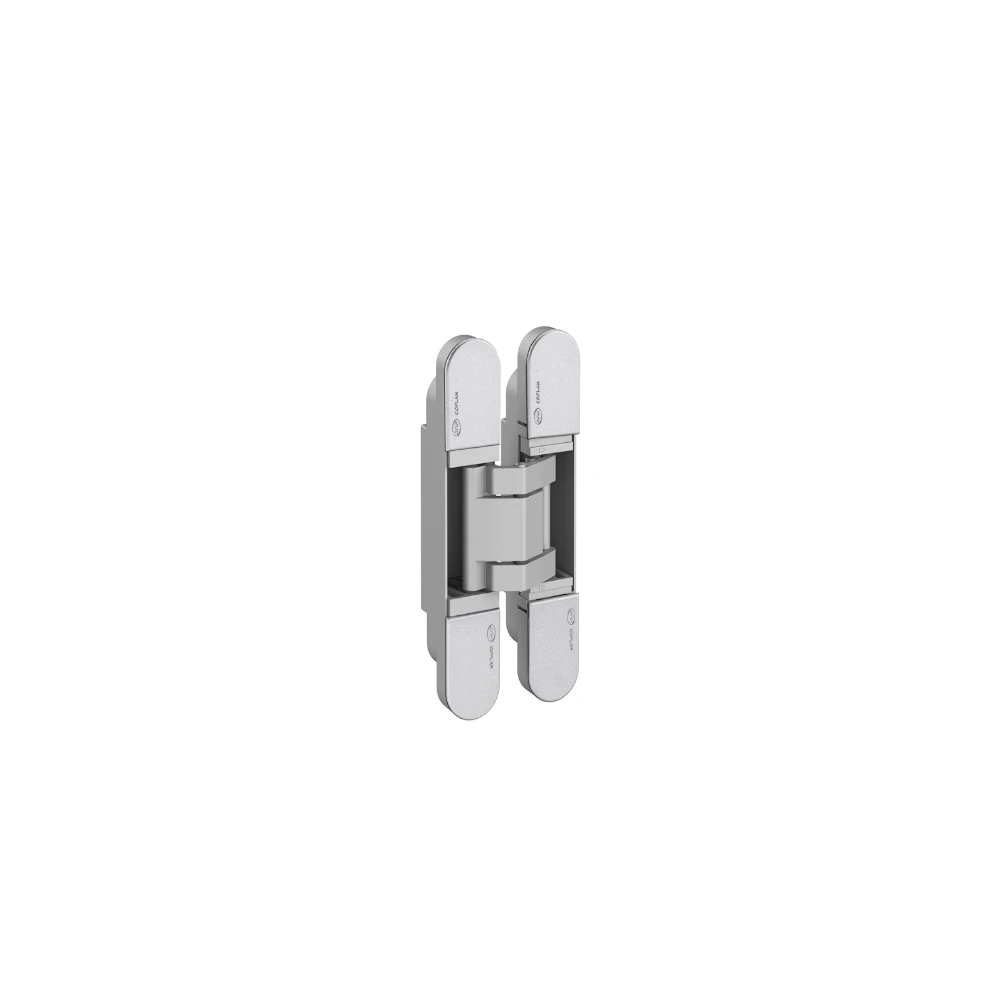JNF Coplan 065 onzichtbaar scharnier, 3D verstelbaar, 145x22mm, Ziver-grijs