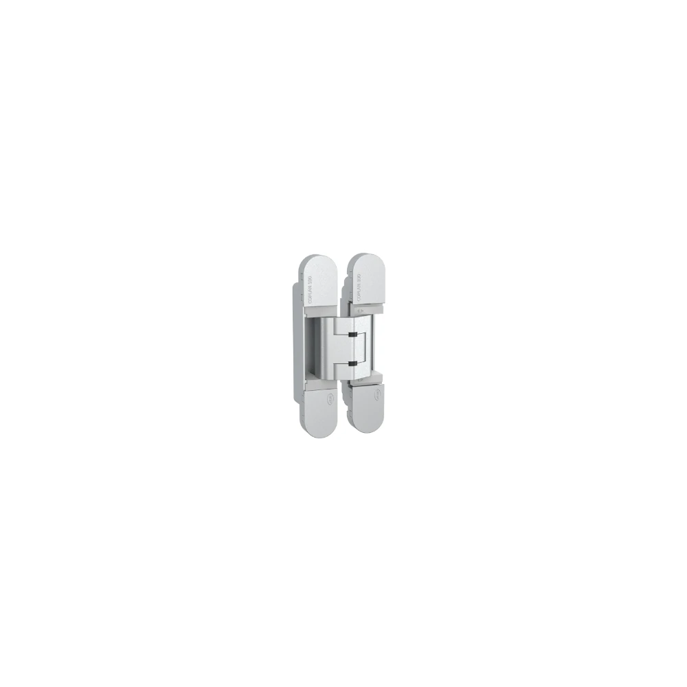 JNF Coplan 066 onzichtbaar deurscharnieren, 3D verstelbaar, 100x19mm, Zilver-grijs