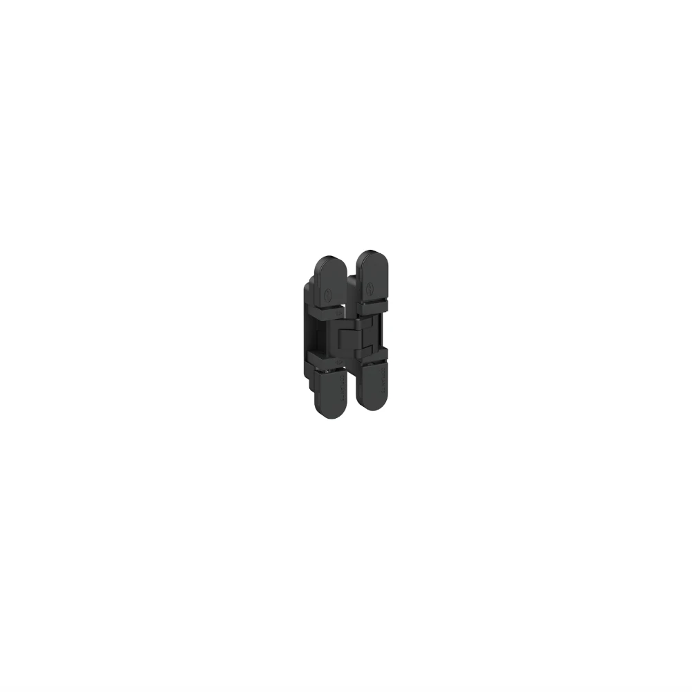 JNF Coplan 067 onzichtbaar meubelscharnieren, 3D verstelbaar, 75x14mm, Zwart ral 9005