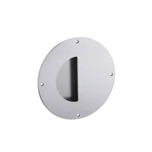 JNF 16.234 schuifdeurkom rond 200mm, RVS-geborsteld