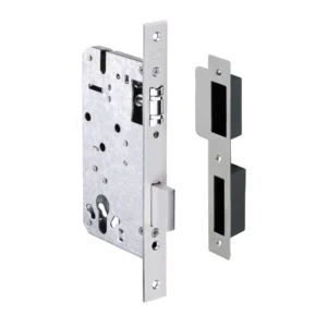 JNF 20.894 tonrol cilinder slot 60 mm, rechte voorplaat RVS-geborsteld