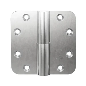 GPF RVS serie kogelstiftpaumelle din links 89x89mm, RVS-geborsteld
