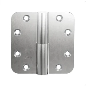 GPF RVS serie kogelstiftpaumelle din rechts 89x89mm, RVS-geborsteld