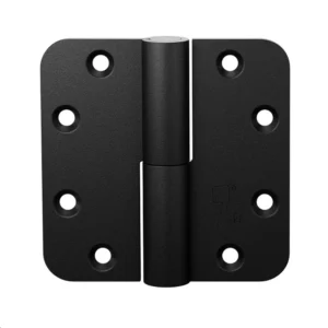 GPF Zwart/Wit serie kogelstiftpaumelle din links 89x89mm, Zwart structuur