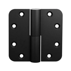 GPF Zwart/Wit serie kogelstiftpaumelle din rechts 89x89mm, Zwart-structuur