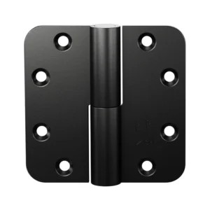 GPF Zwart/Wit serie kogelstiftpaumelle din links 89x89mm, Zwart egaal