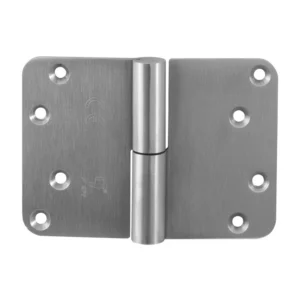 GPF RVS serie kogelstiftpaumelle din links 89x129mm, RVS-geborsteld