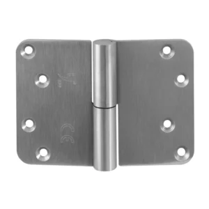 GPF RVS serie kogelstiftpaumelle din rechts 89x129mm, RVS-geborsteld