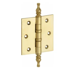 Mi Satori Kogellagerscharnier 89x89mm Vaas knop rechte hoeken, Messing-ongelakt