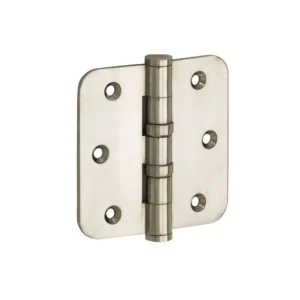 Mi Satori Kogellagerscharnier 76x76mm platteknop ronde hoeken, Nikkel-glans