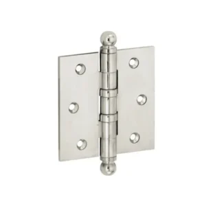 Mi Satori Kogellagerscharnier 76x76mm bol knop rechte hoeken 76x76mm, Nikkel-glans