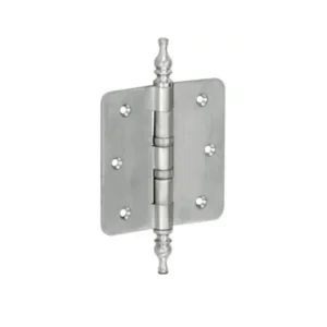 Mi Satori Kogellagerscharnier 89x89mm, Vaas knop, met ronde hoeken, Nikkel-antiek
