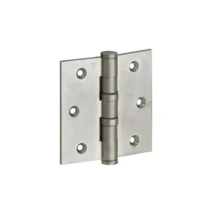 Mi Satori Kogellagerscharnier 76x76mm, Platte knop, met rechte hoeken, Nikkel-antiek