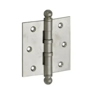 Mi Satori Kogellagerscharnier 89x89mm, Bol knop, met rechte hoeken, Nikkel-antiek