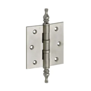 Mi Satori Kogellagerscharnier 89x89mm Vaas knop, met rechte hoeken, Nikkel-antiek