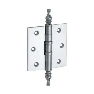 Mi Satori Kogellagerscharnier 89x89mm ,Vaas knop, met rechte hoeken, Chroom-glans
