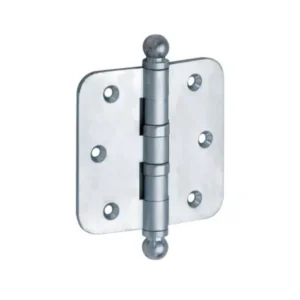 Mi Satori Kogellagerscharnier 89x89mm, Bol knop, met ronde hoeken, Chroommat