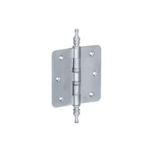 Mi Satori Kogellagerscharnier 76x76mm, Vaas knop, met ronde hoeken, Chroommat