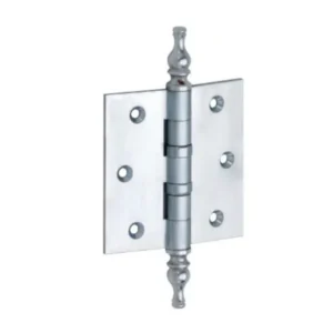 Mi Satori Kogellagerscharnier 89x89mm, Vaas knop, met rechte hoeken, Chroommat