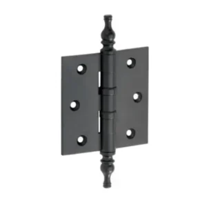 Mi Satori Kogellagerscharnier 89x89mm ,Vaas knop, met rechte hoeken, Zwart-mat