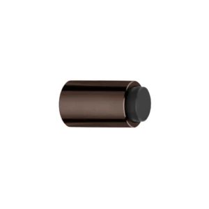 JNF serie 111.50 wand/muur deurbuffer totale lengte inclusief dop 57 mm. Titanium-Chocolat