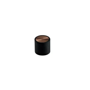 JNF 13.185.30 serie loft vloer deurstopper rond 30mm, Titanium-Copper