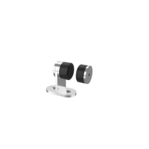 JNF magnetische deurvastzetter/buffer 40mm, vloer bevestiging, RVS-gebortsled