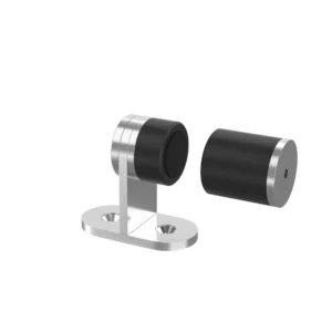 JNF magnetische deurvastzetter/buffer 60mm, vloer bevestiging, RVS-gebortsled